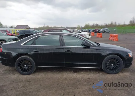 2013 Audi A8 L 4.0T из США, поврежденный, VIN WAUR2AFD5DN006805